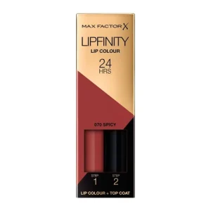 Max Factor Lipfinity 24Hr Lip Colour Lipstick *Shade: 070 Spicy*